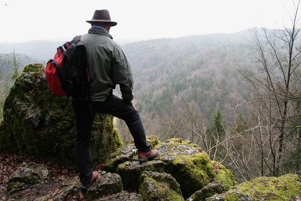 Blick auf das Wiesenttal bei Engelhardsberg in der Fränkischen Schweiz