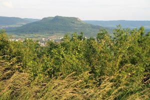 Blick auf das Walberla in der Fränkischen Schweiz