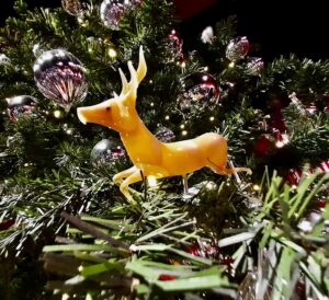 Alles aus Glas für den Weihnachtsbaum